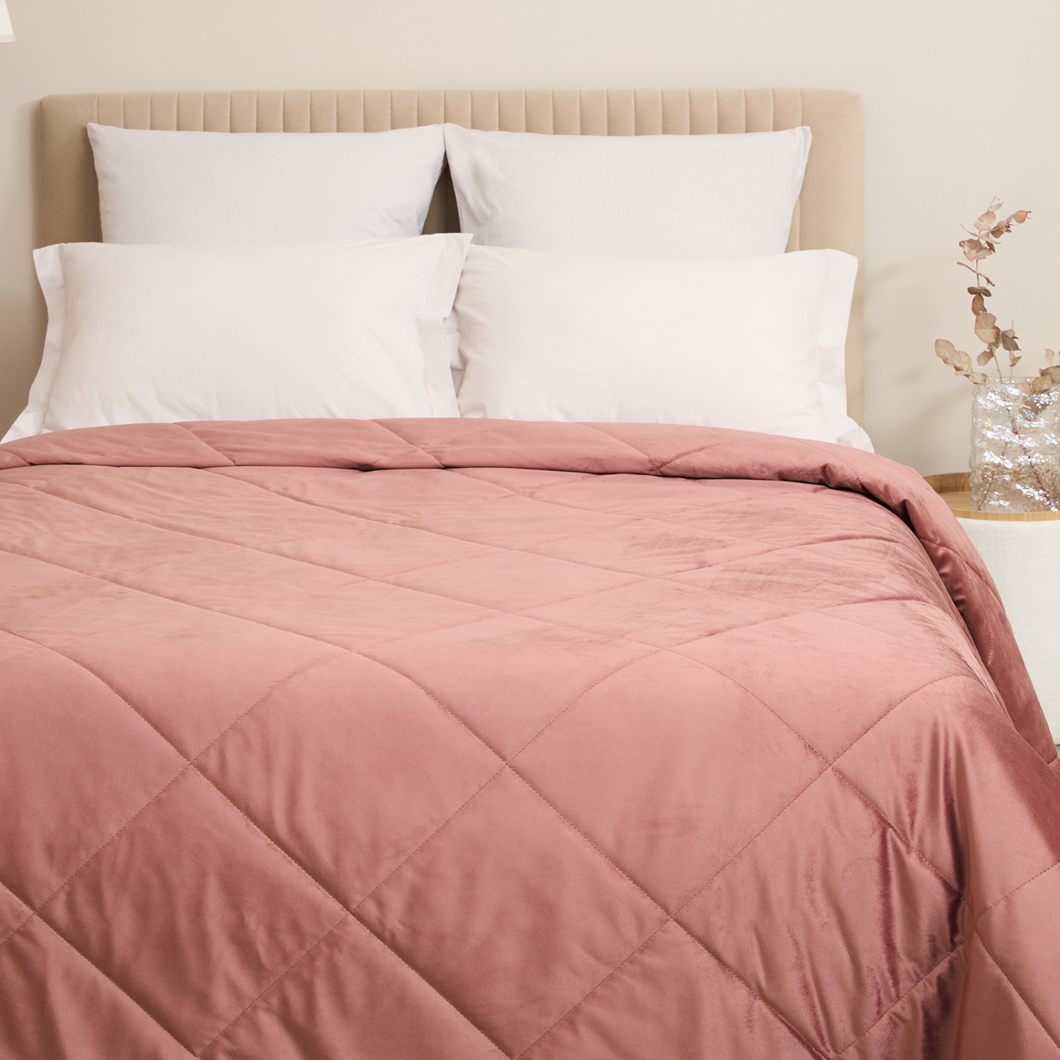 Покрывало Donata, розовое - фото № 3