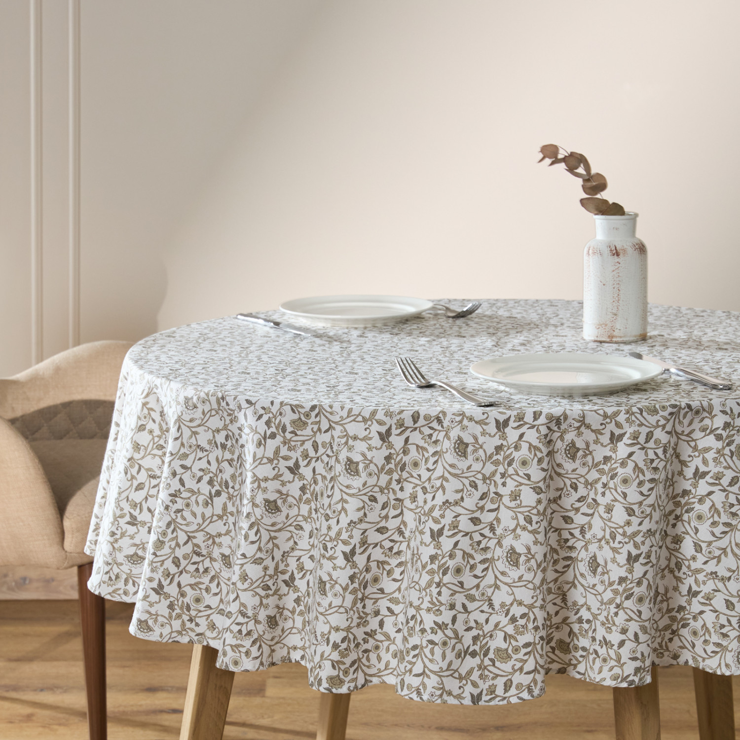 Скатерть круглая Fioretti di Vita - фото № 2