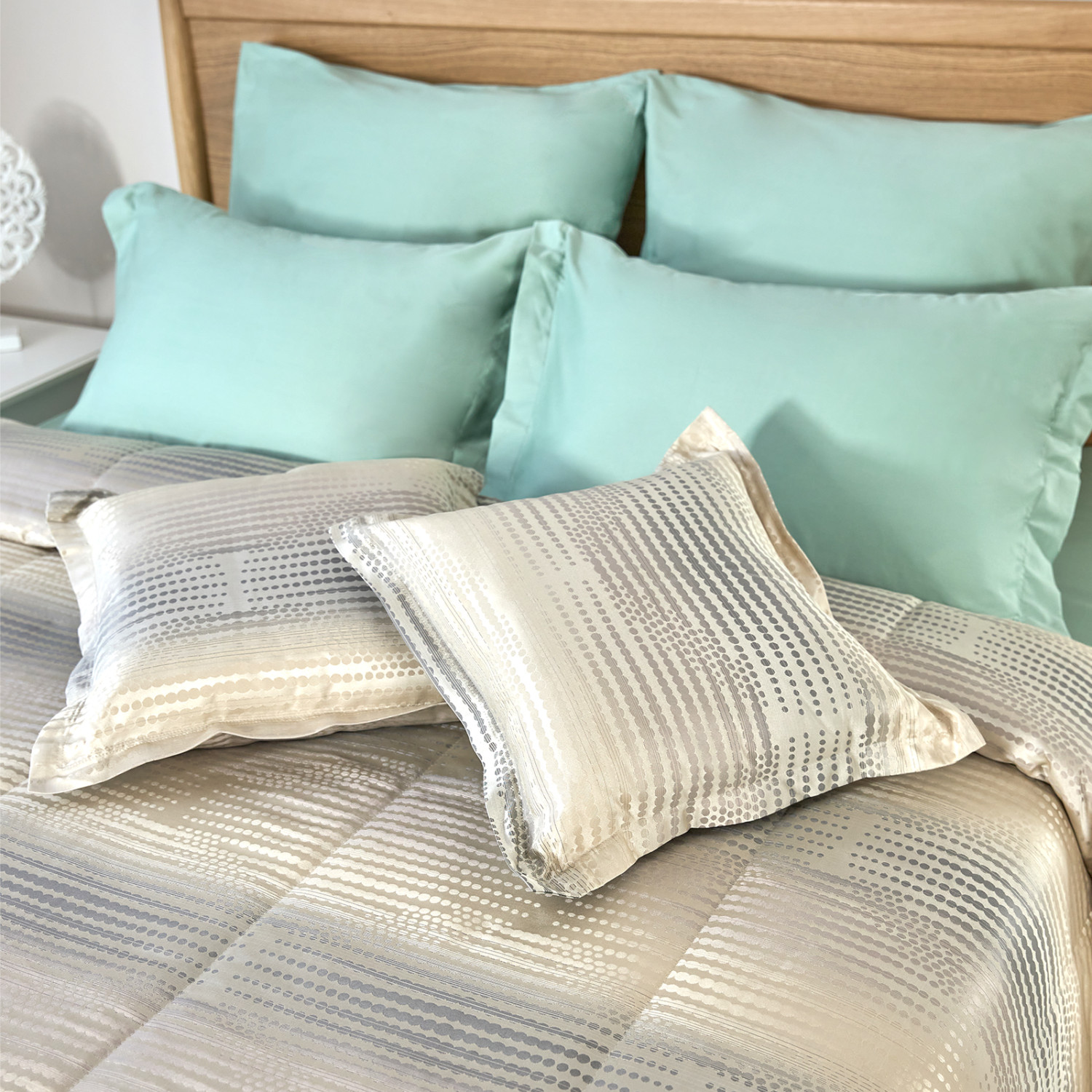 Покрывало Onde, бежевое - фото № 3