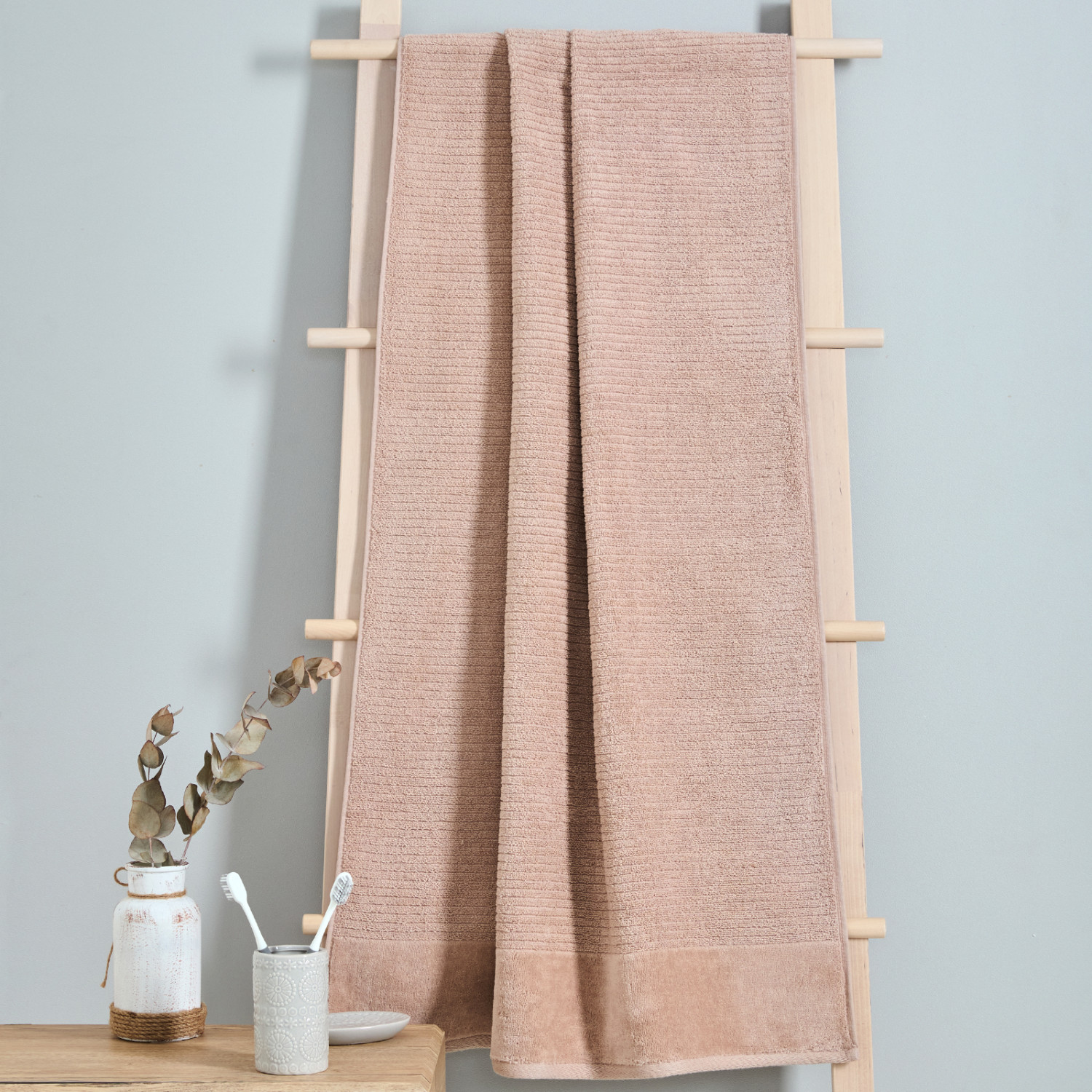 Полотенце махровое Vincenza, карамель I - фото № 3