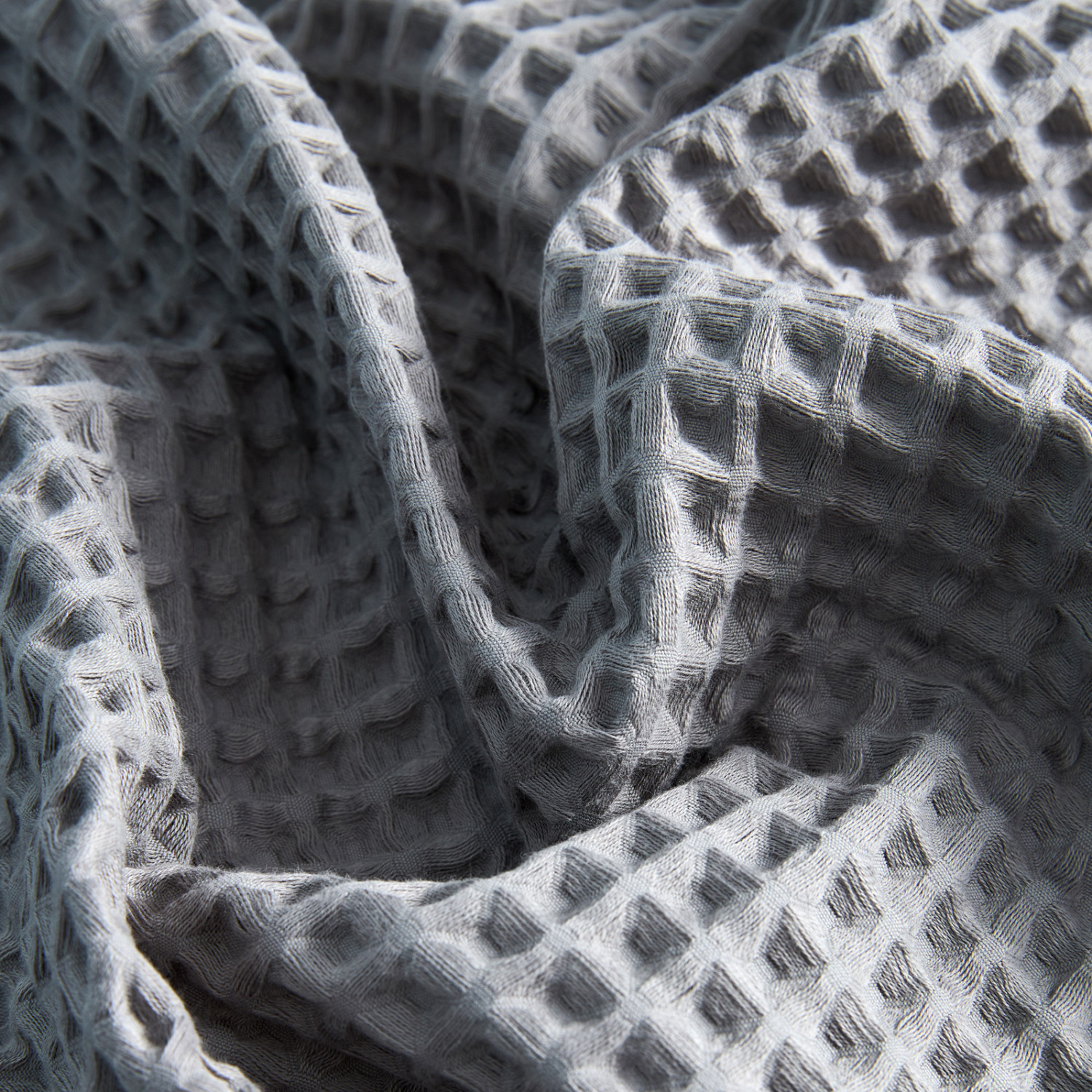 Полотенце вафельное Francesca, серое - фото № 4