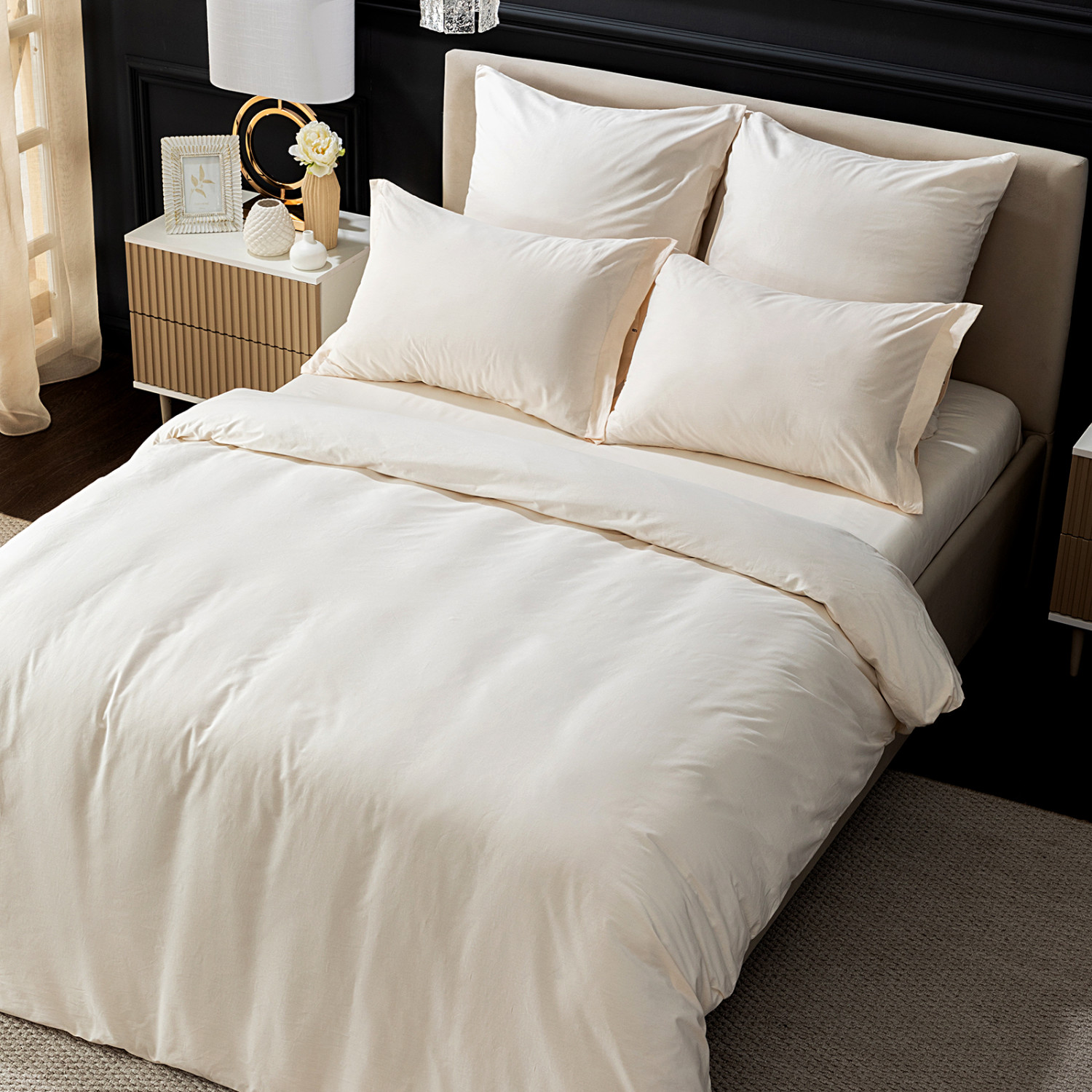 Постельное белье Экрю, перкаль - фото № 3