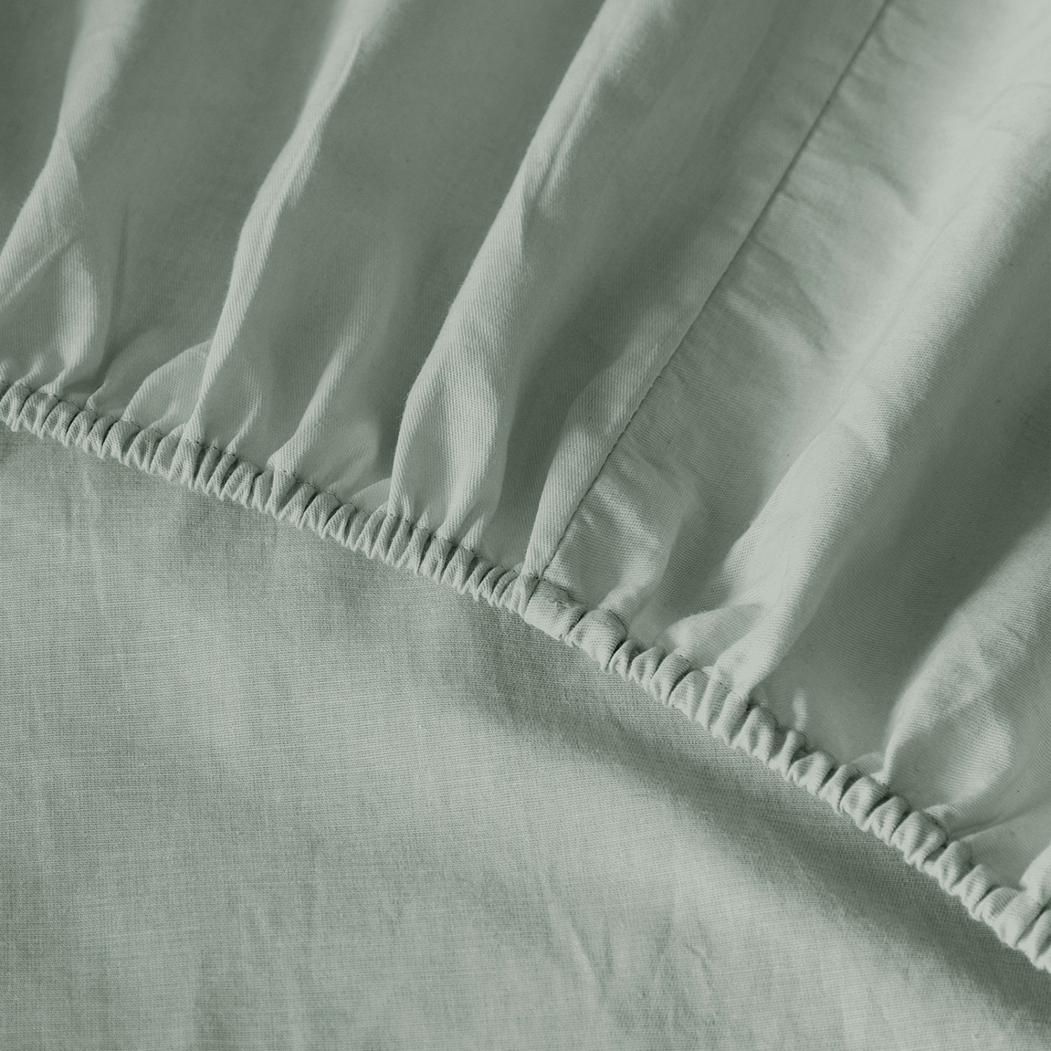 Простыня на резинке Jadite green - фото № 3