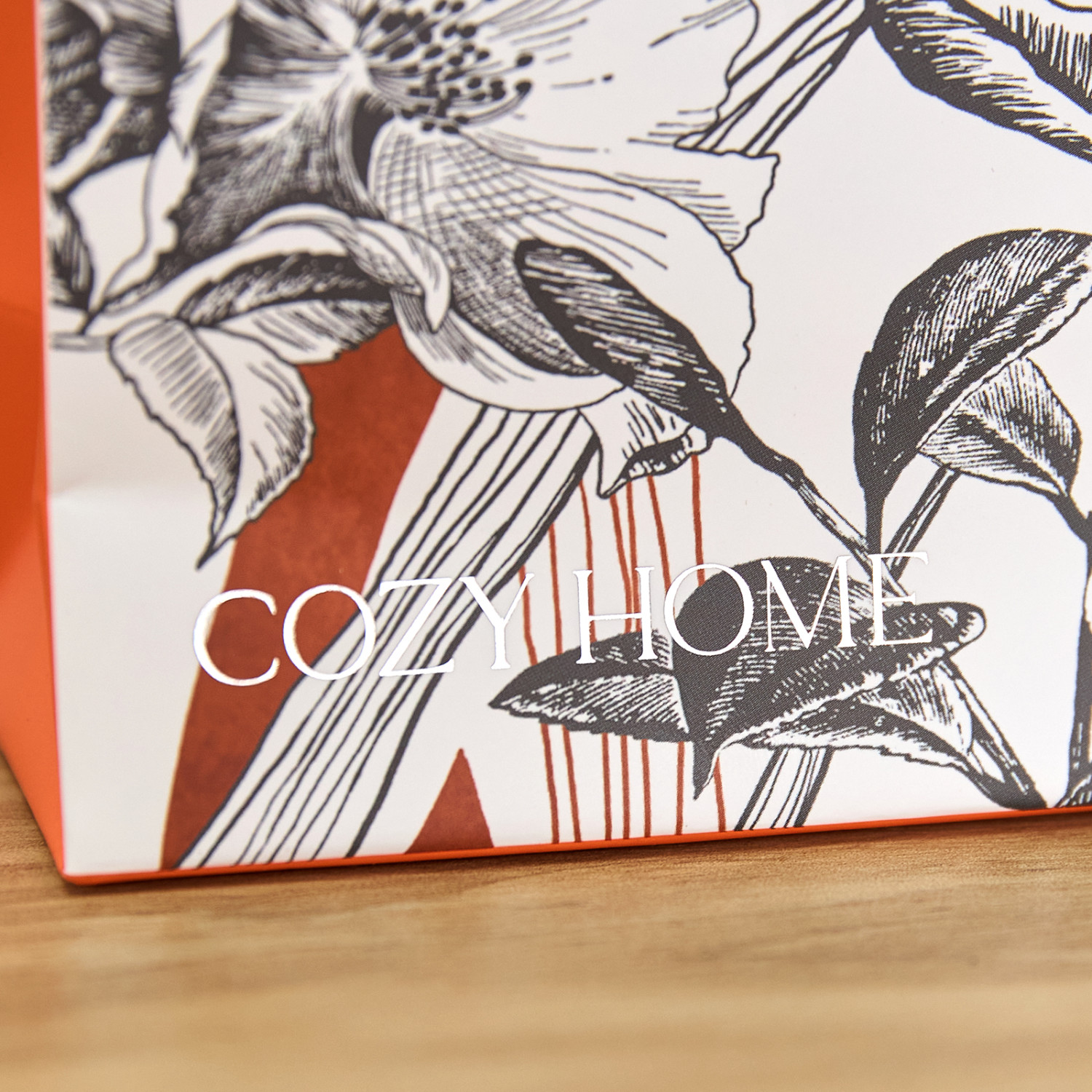 Пакет подарочный Flowers 15х7х21 - фото № 2