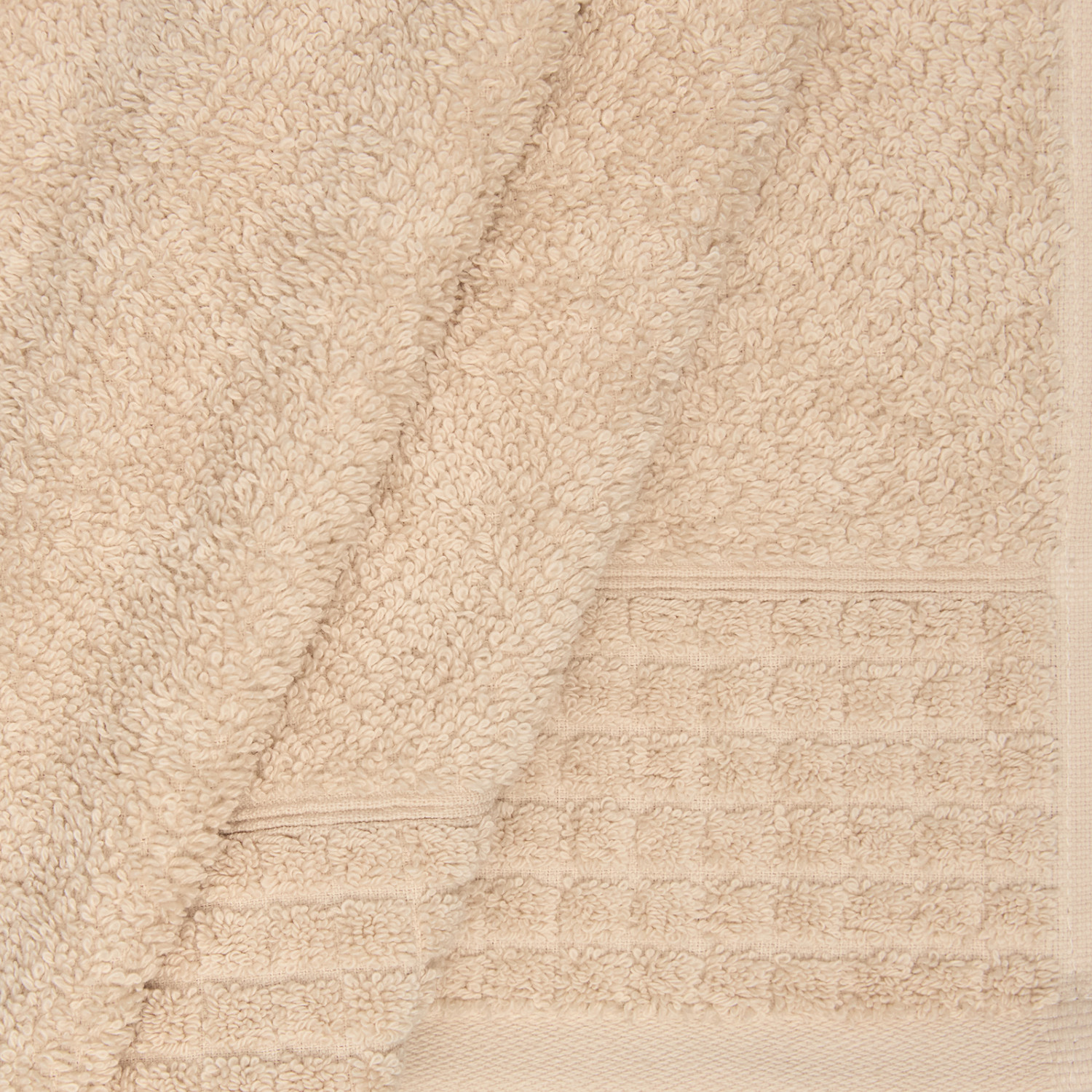 Полотенце махровое Urbano, кремовое - фото № 5