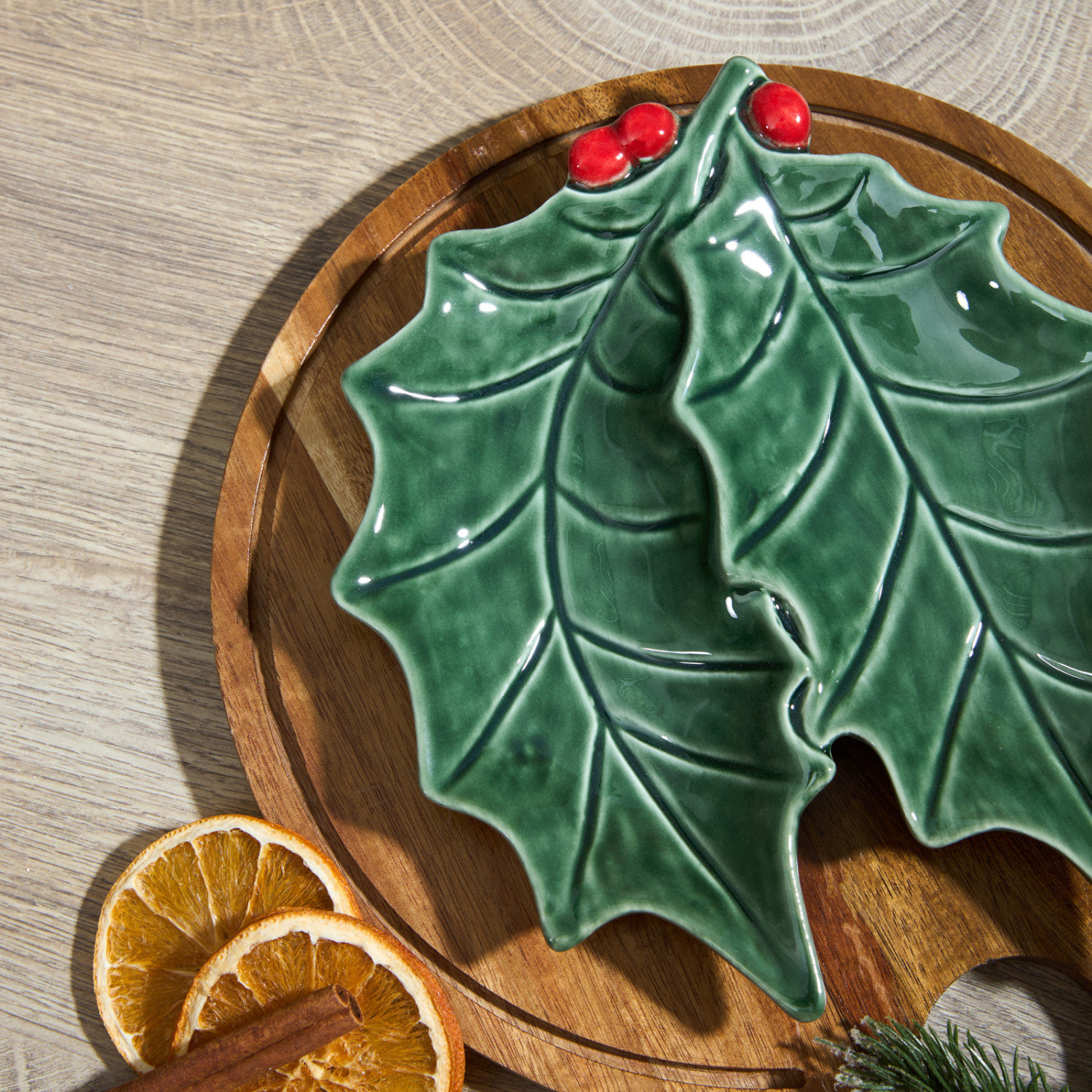 Блюдо Зеленый лист/Foglia Verde II - фото № 3