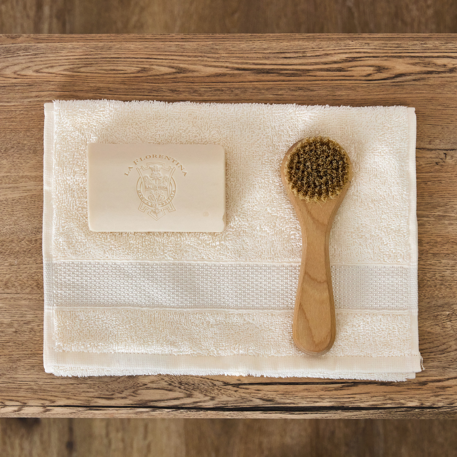 Полотенце махровое Dalia, молочное - фото № 7