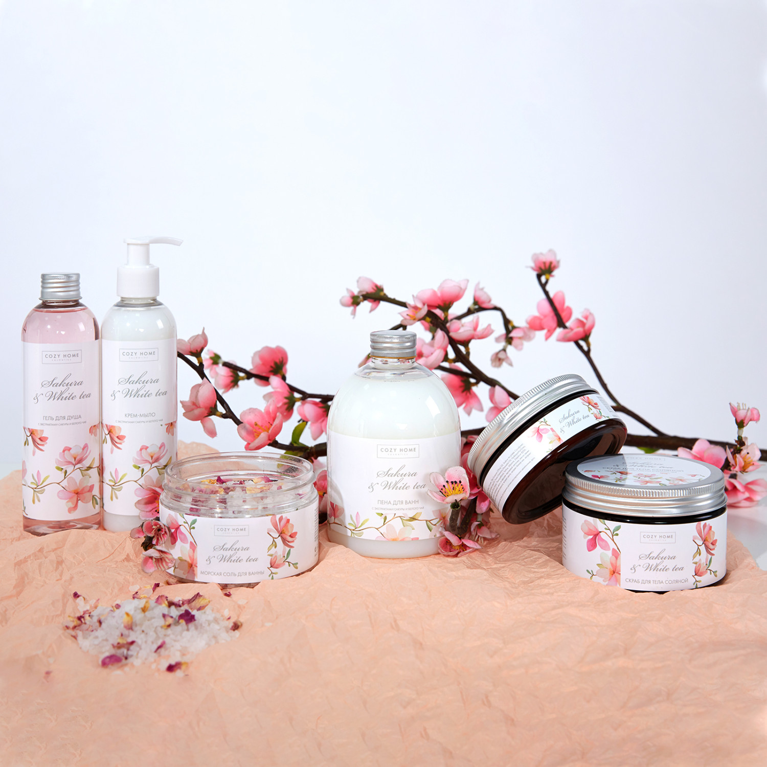 Соль для ванны Sakura & White Tea - фото № 5