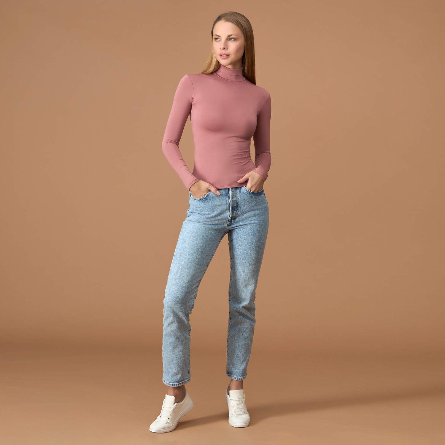 Водолазка Everyday, розовая - фото № 2