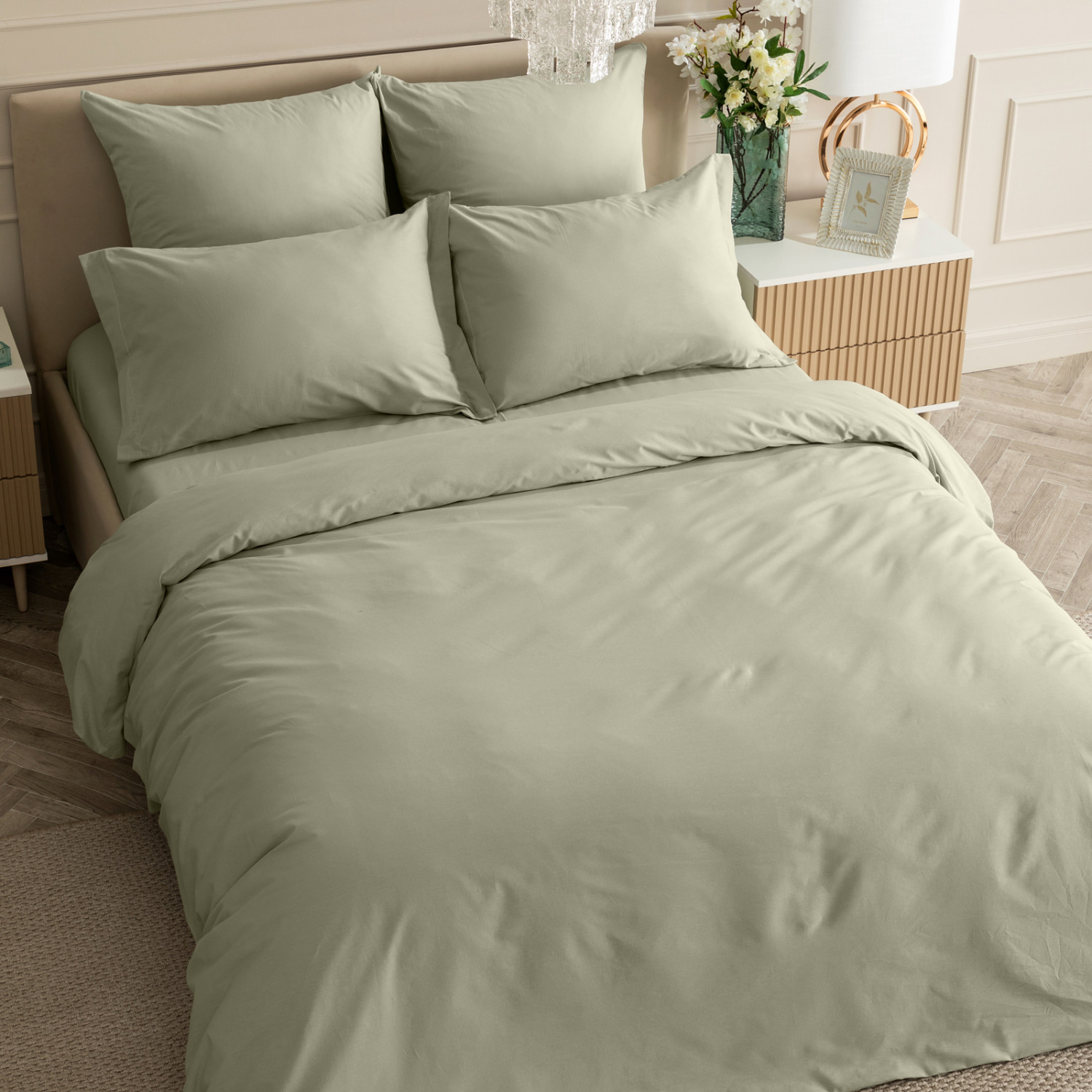 Постельное белье Light olive - фото № 3