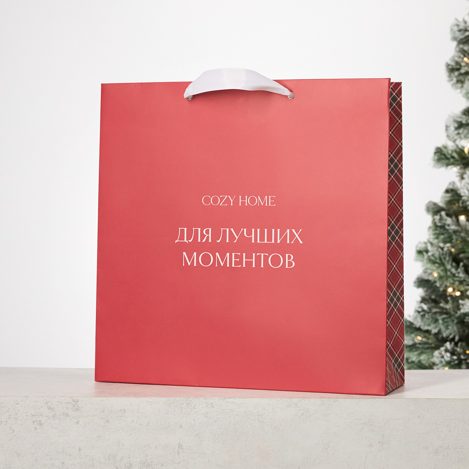 Пакет подарочный Cozy Home 35х10х35 - фото № 2