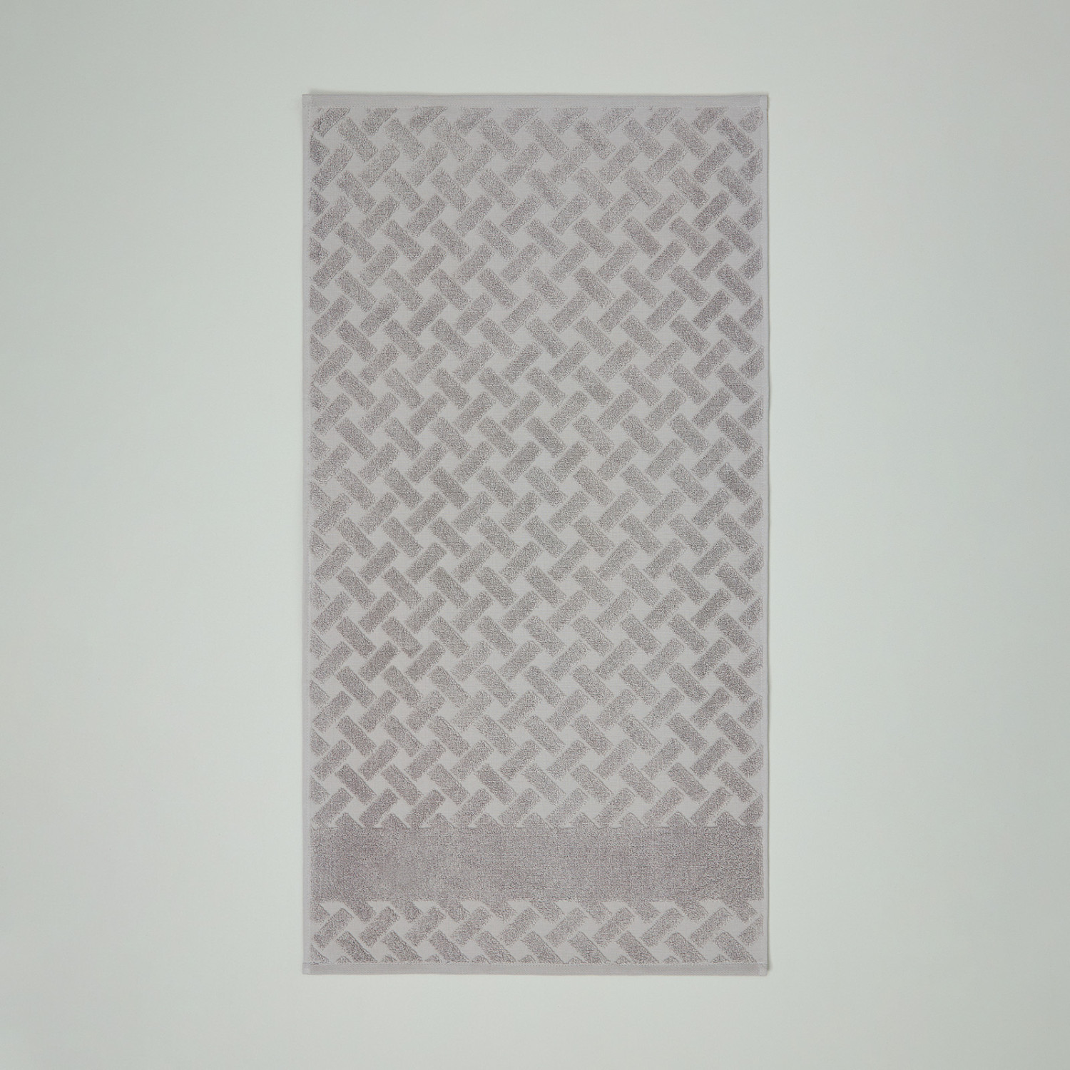 Полотенце махровое Adrio, серое - фото № 2