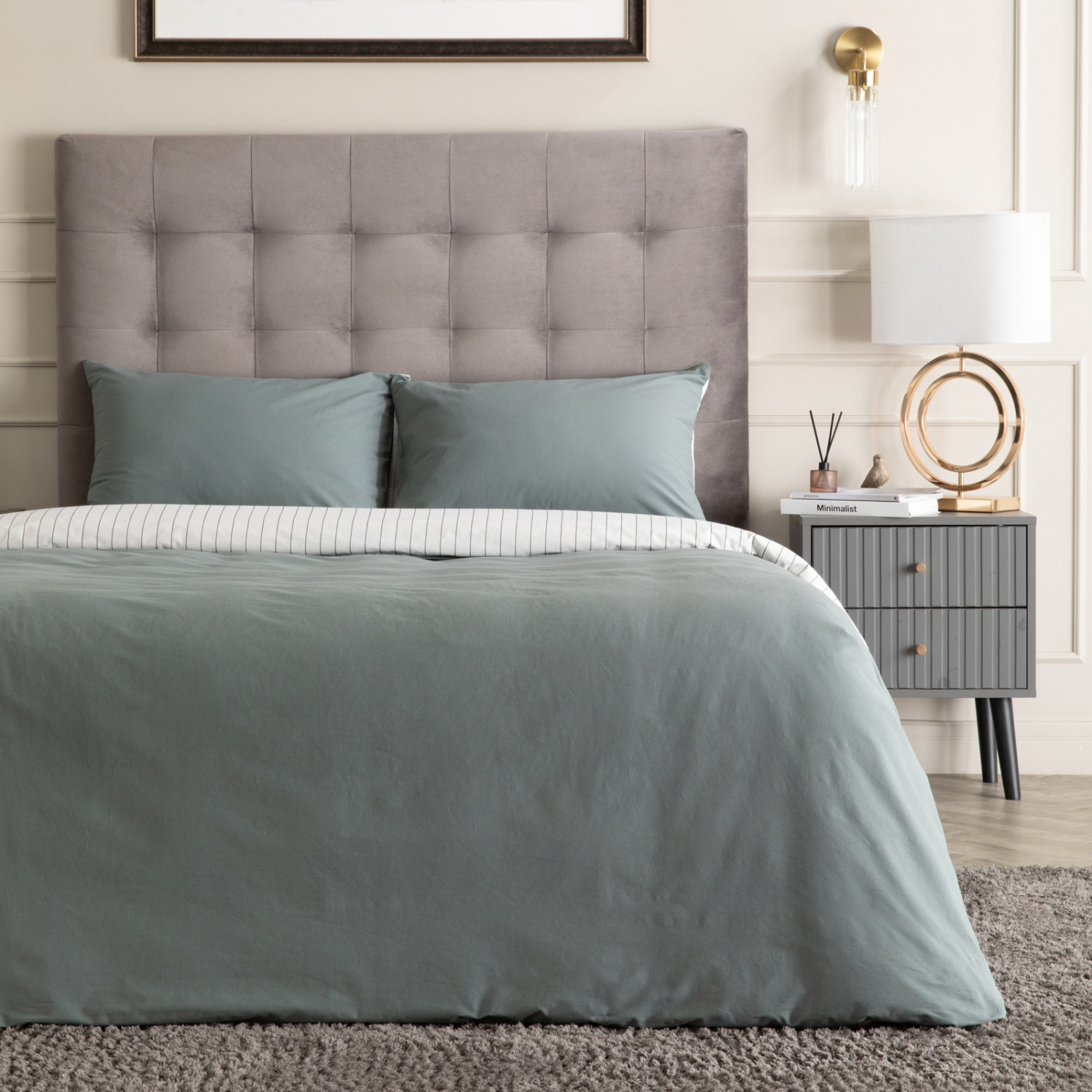 Постельное белье Graphit stripe