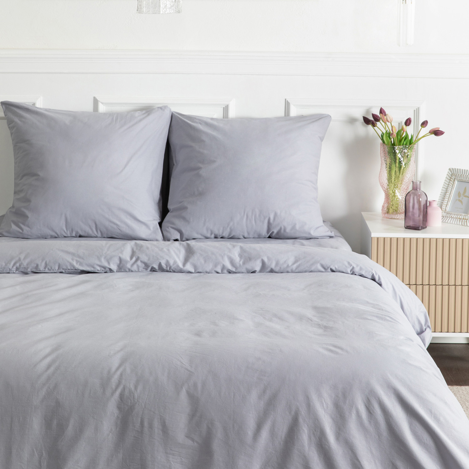 Постельное белье Серый рассвет/Gray dawn - фото № 5