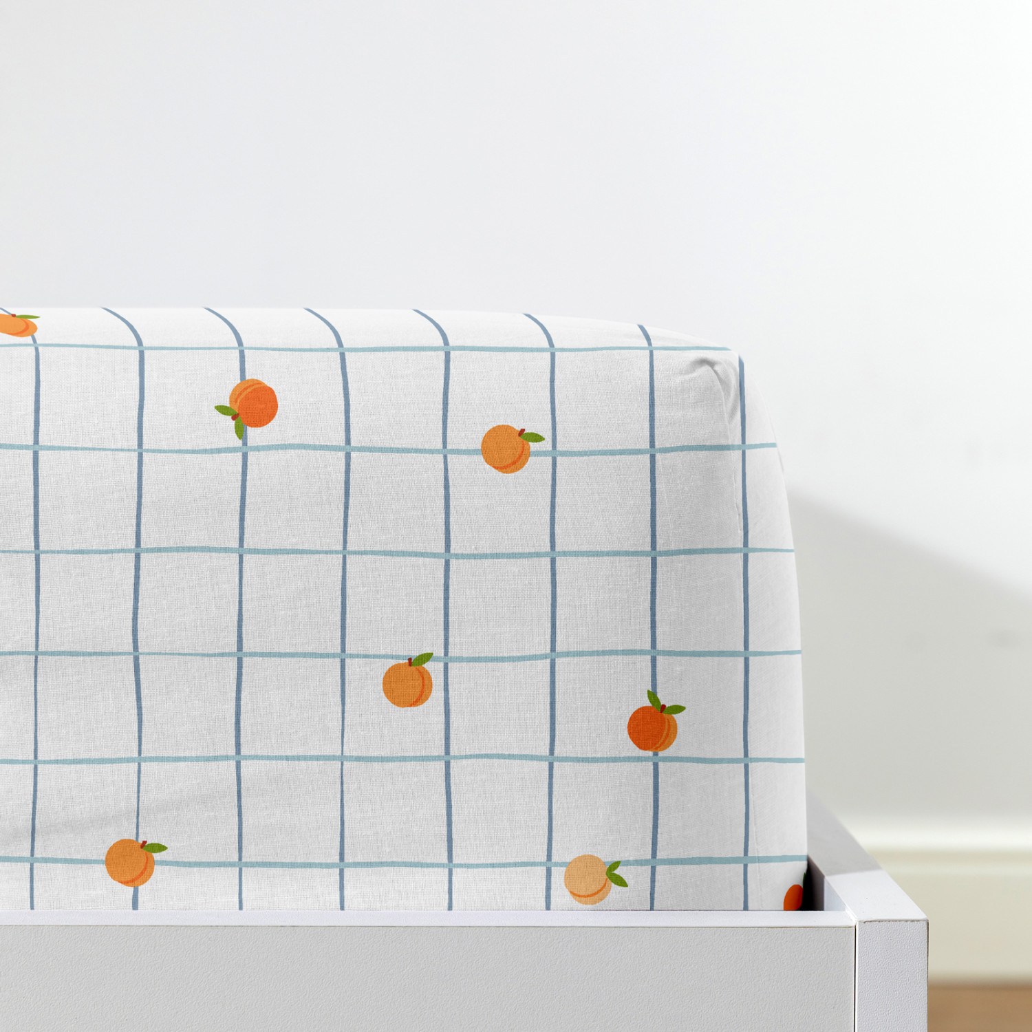 Простыня на резинке Персики - фото № 2