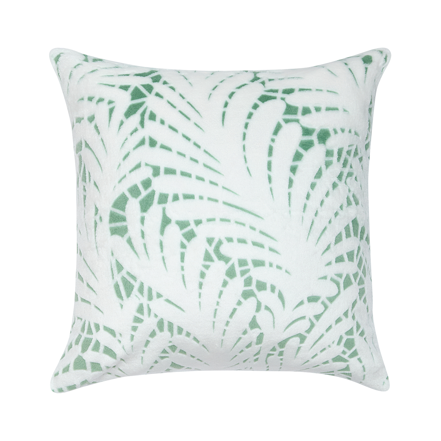 Наволочка декоративная Foliate, зеленая - фото № 5