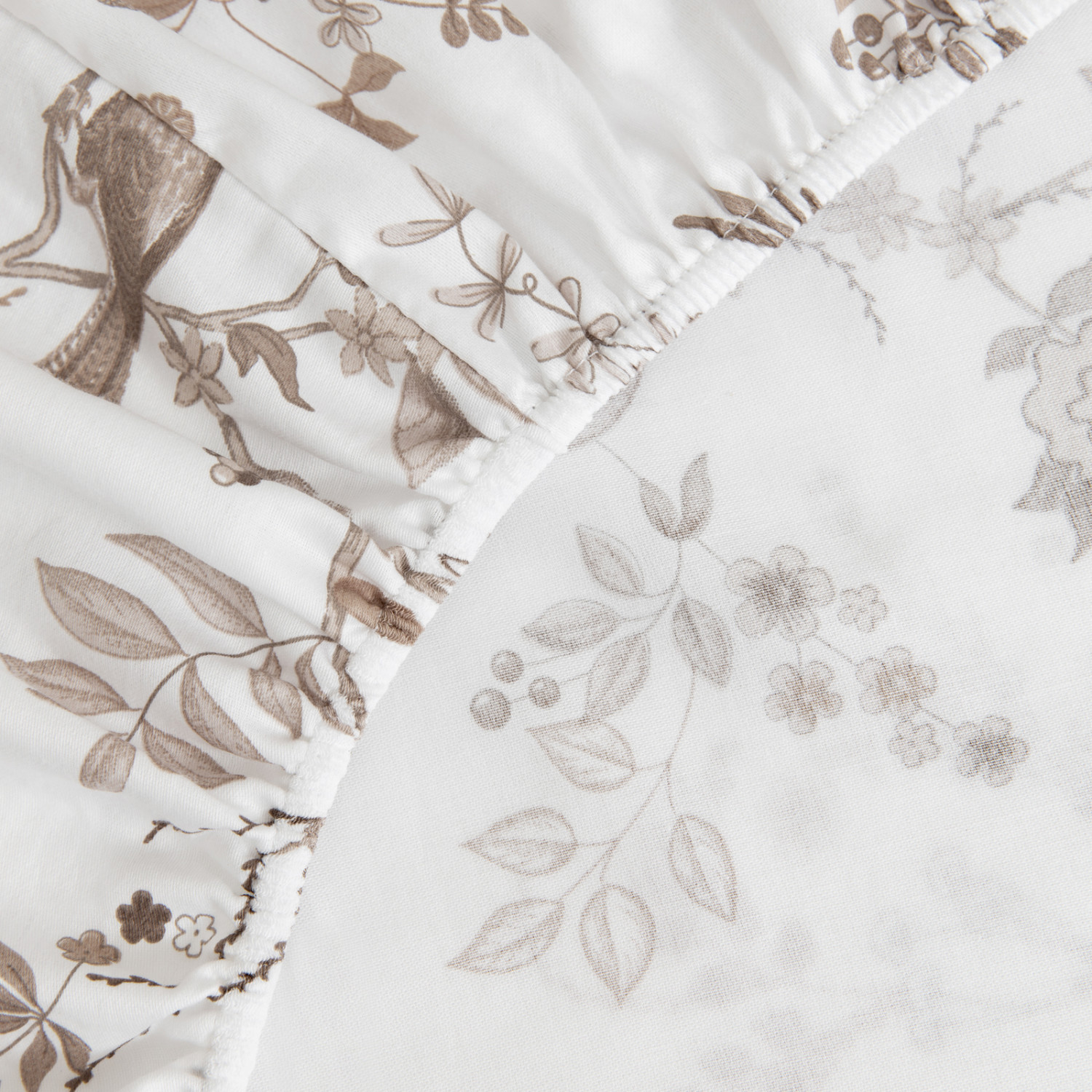 Простыня на резинке Сибилла (коричневый) - фото № 4