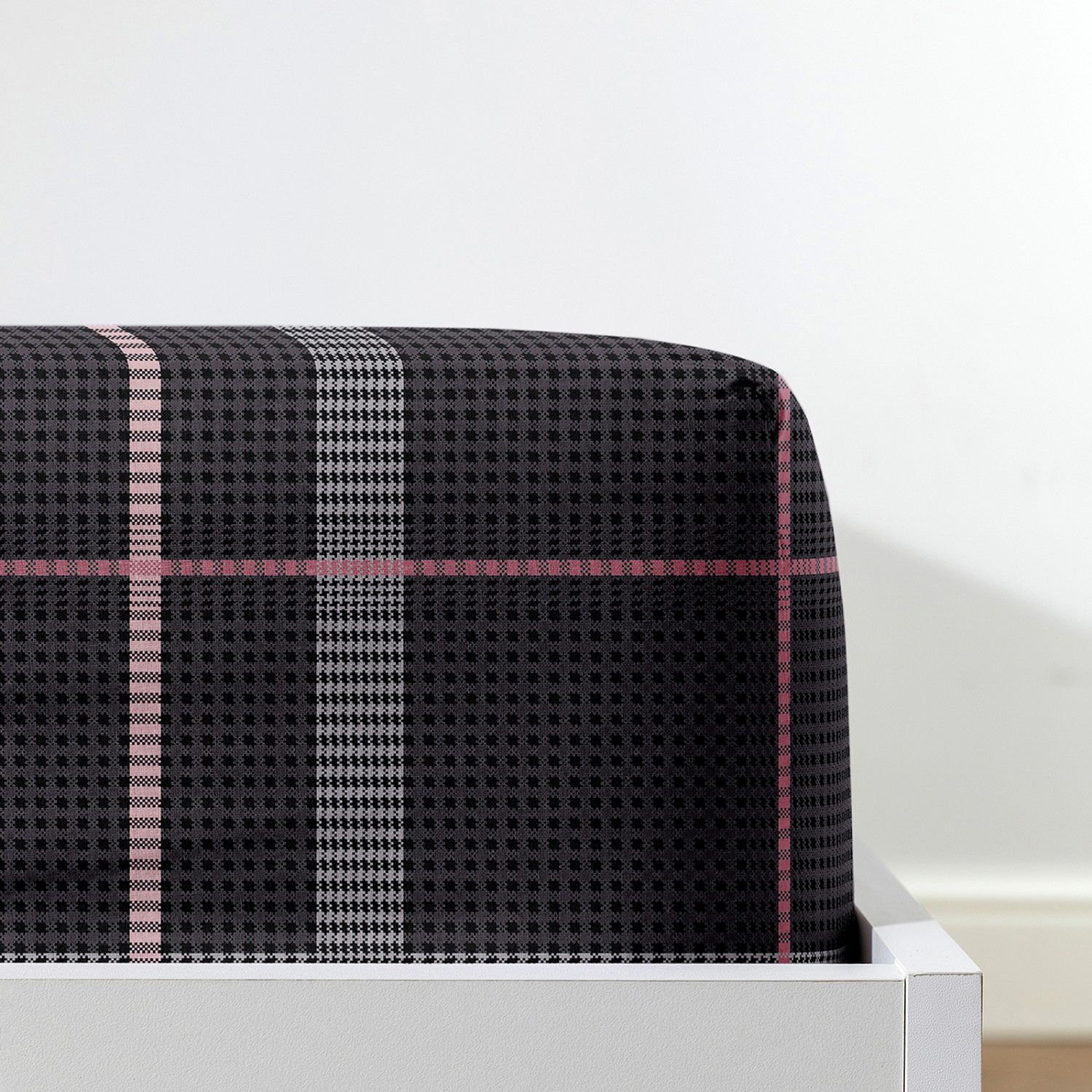 Простыня на резинке Bonmarito, серая I - фото № 2