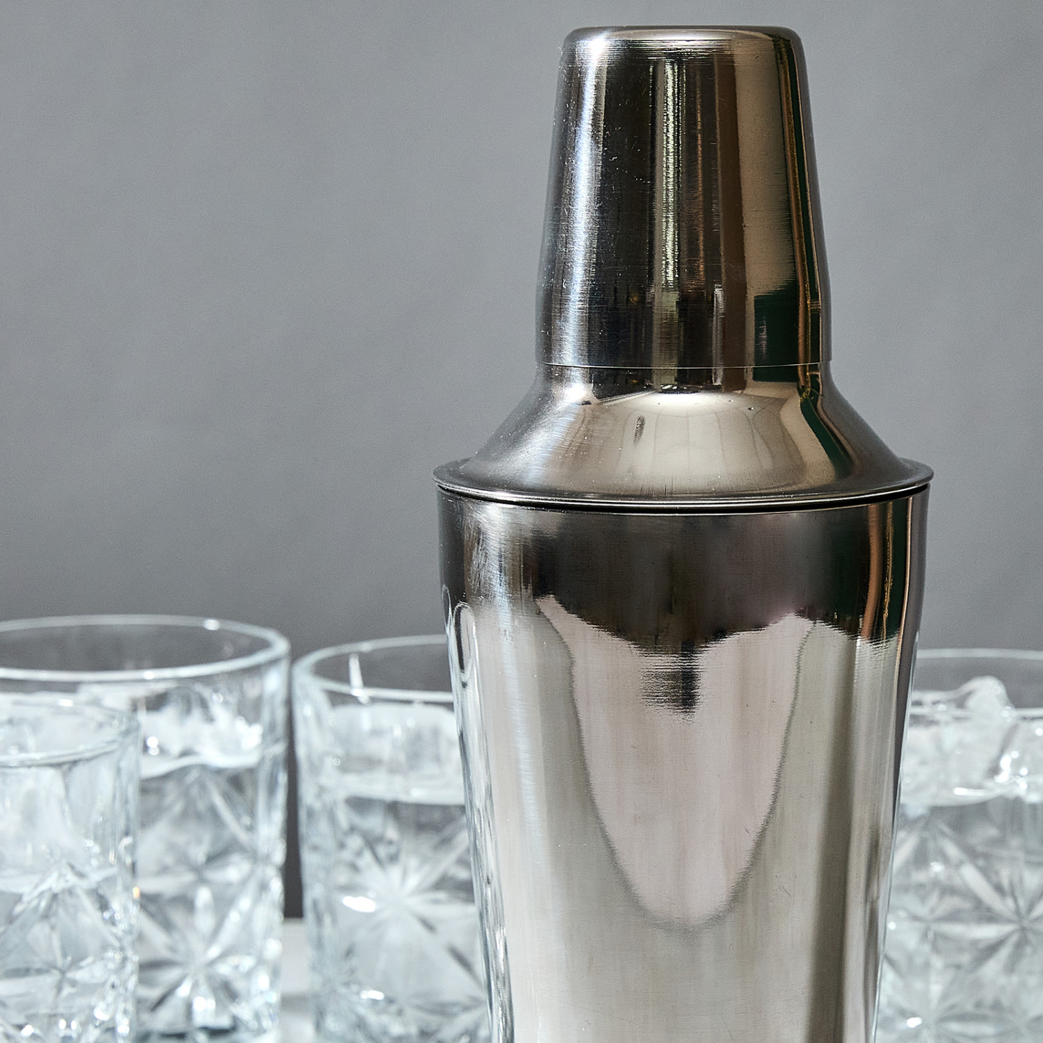 Шейкер коктейльный Tempesta, серебро - фото № 4