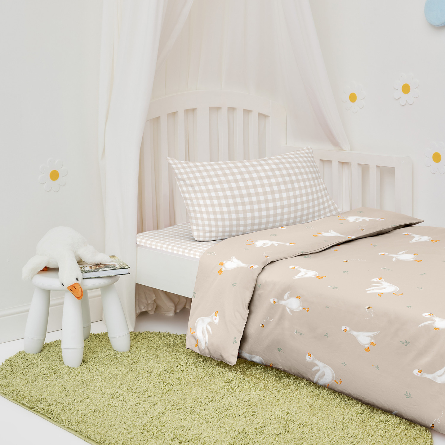 Постельное белье детское Cute goose - фото № 5