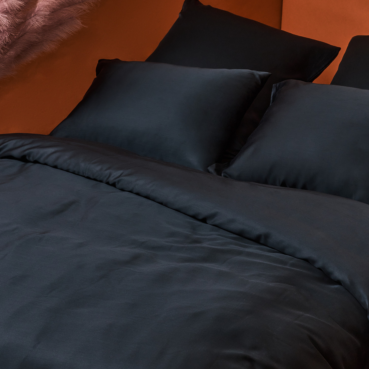 Постельное белье Black, тенсель 41034 - фото № 6