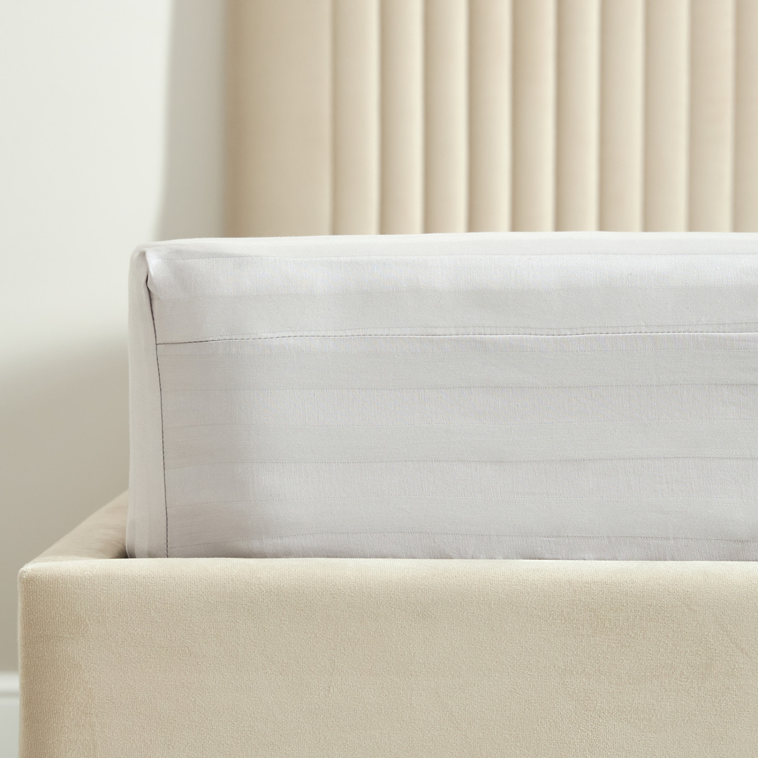 Простыня на резинке Ash gray II - фото № 2