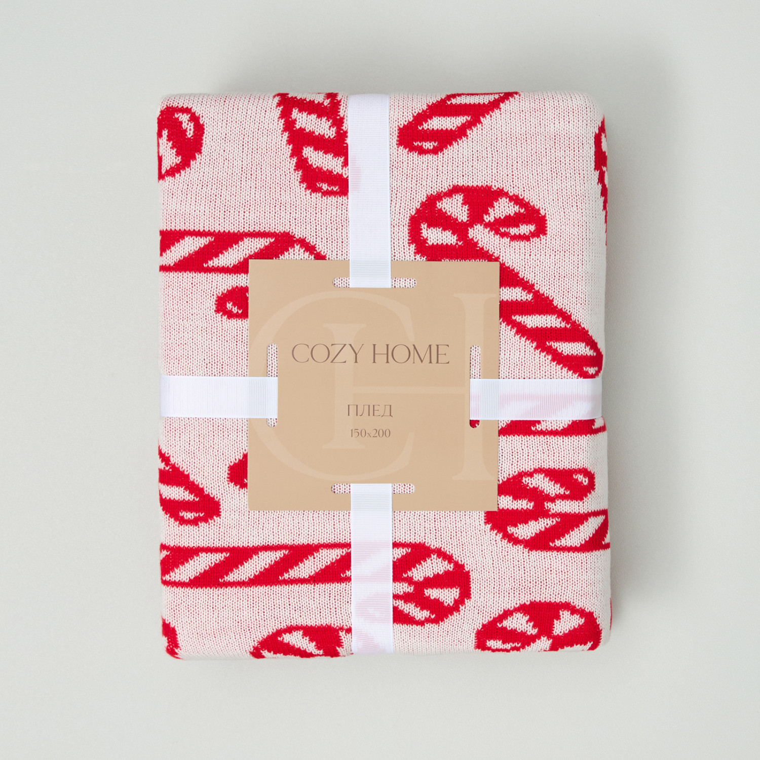 Плед Рождественские карамельки/Caramelle di Natale - фото № 7