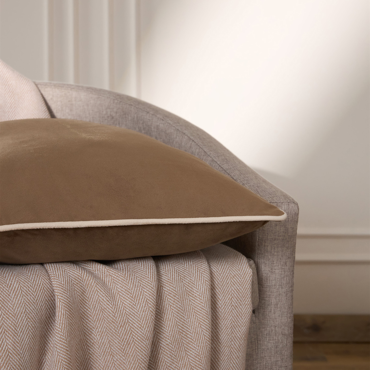 Подушка декоративная Франческо, мокко - фото № 2