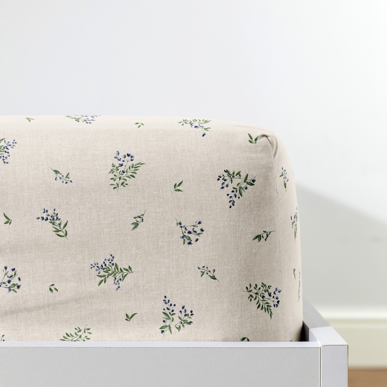 Простыня на резинке Туманные цветы/Misty flowers - фото № 2