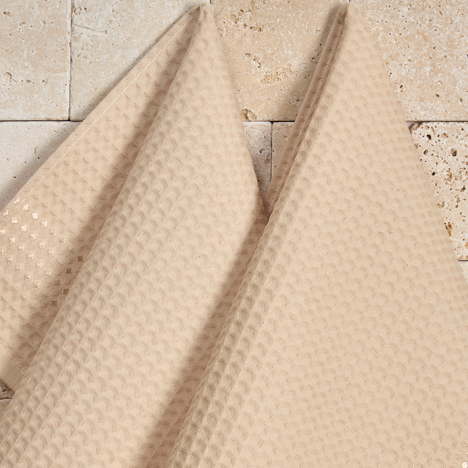 Комплект полотенец Nativo, бежевый 2 шт. - фото № 2