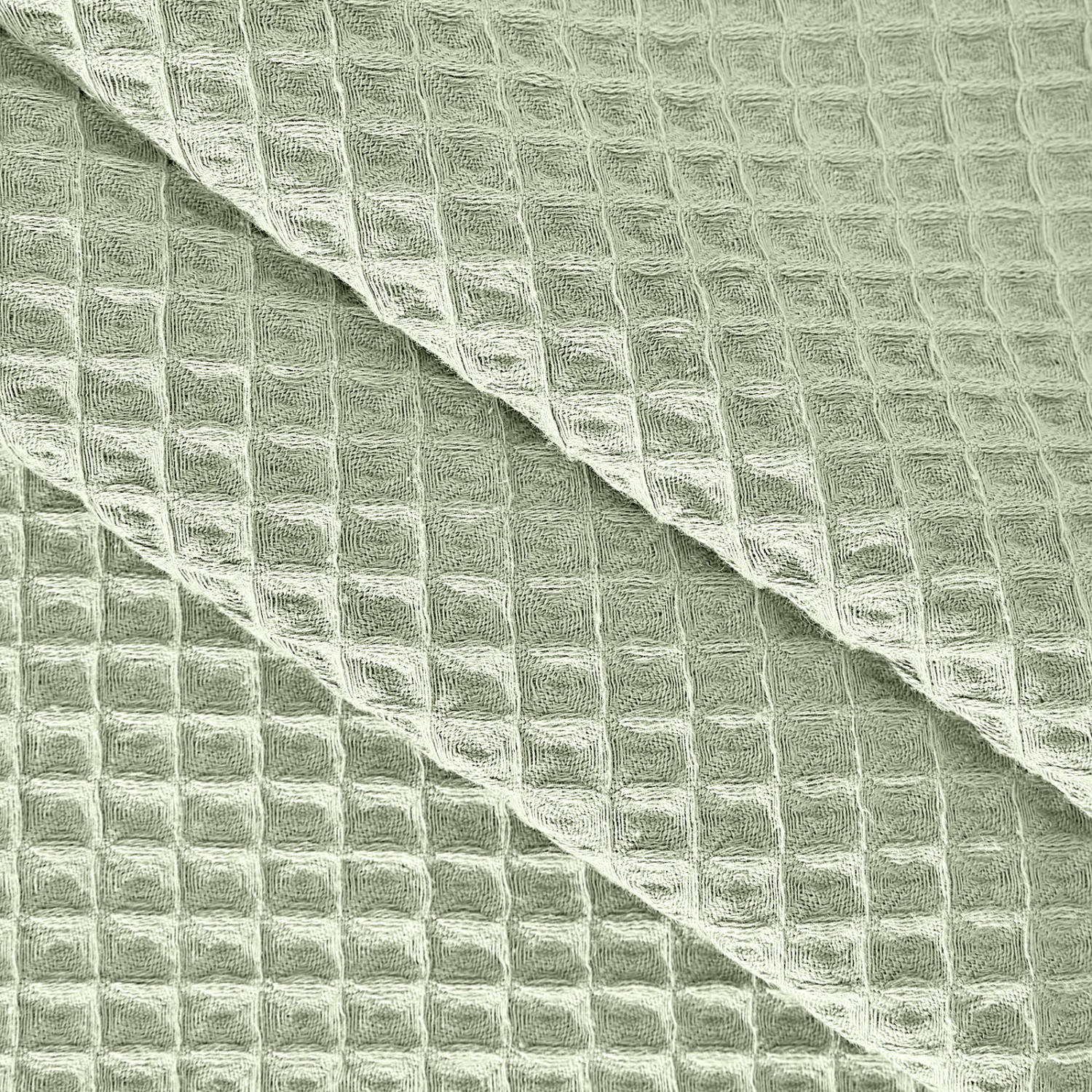 Полотенце вафельное Лорг/Lorgo, зеленое - фото № 6