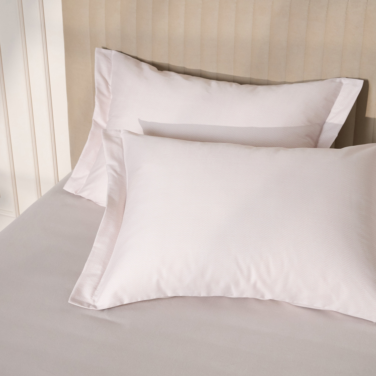 Комплект наволочек Эстелла (светло-розовый) с ушками