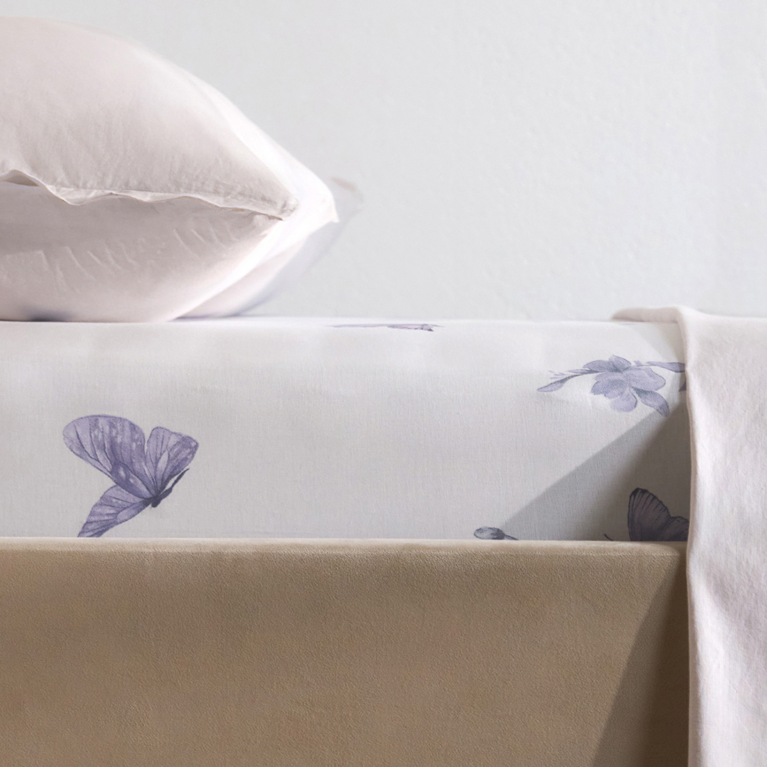 Простыня на резинке Анцио (светлый) - фото № 2