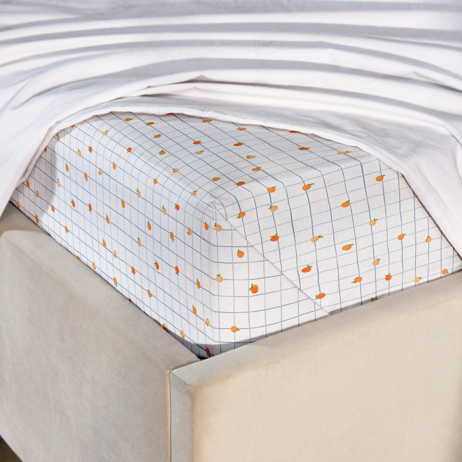 Простыня Персики