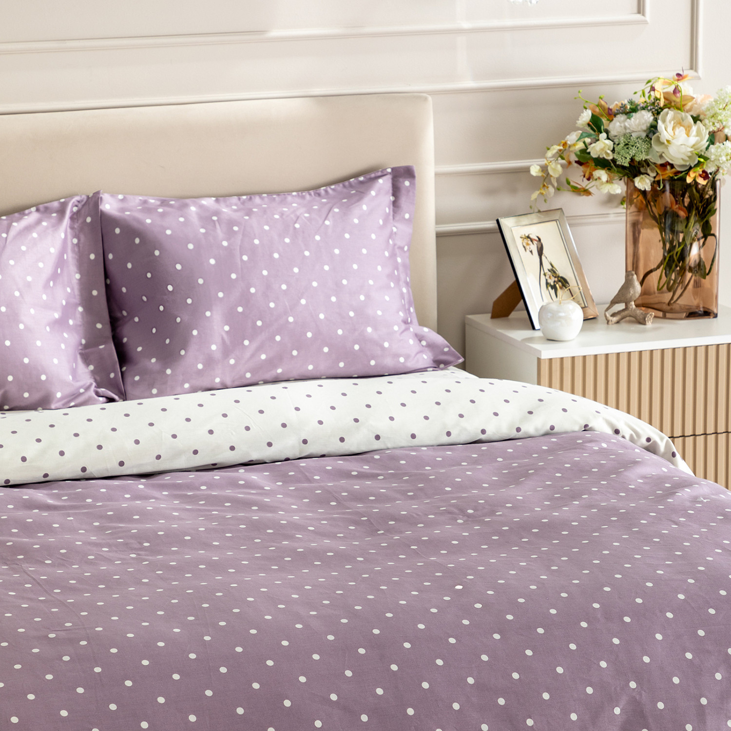Постельное белье Pois purple II - фото № 5