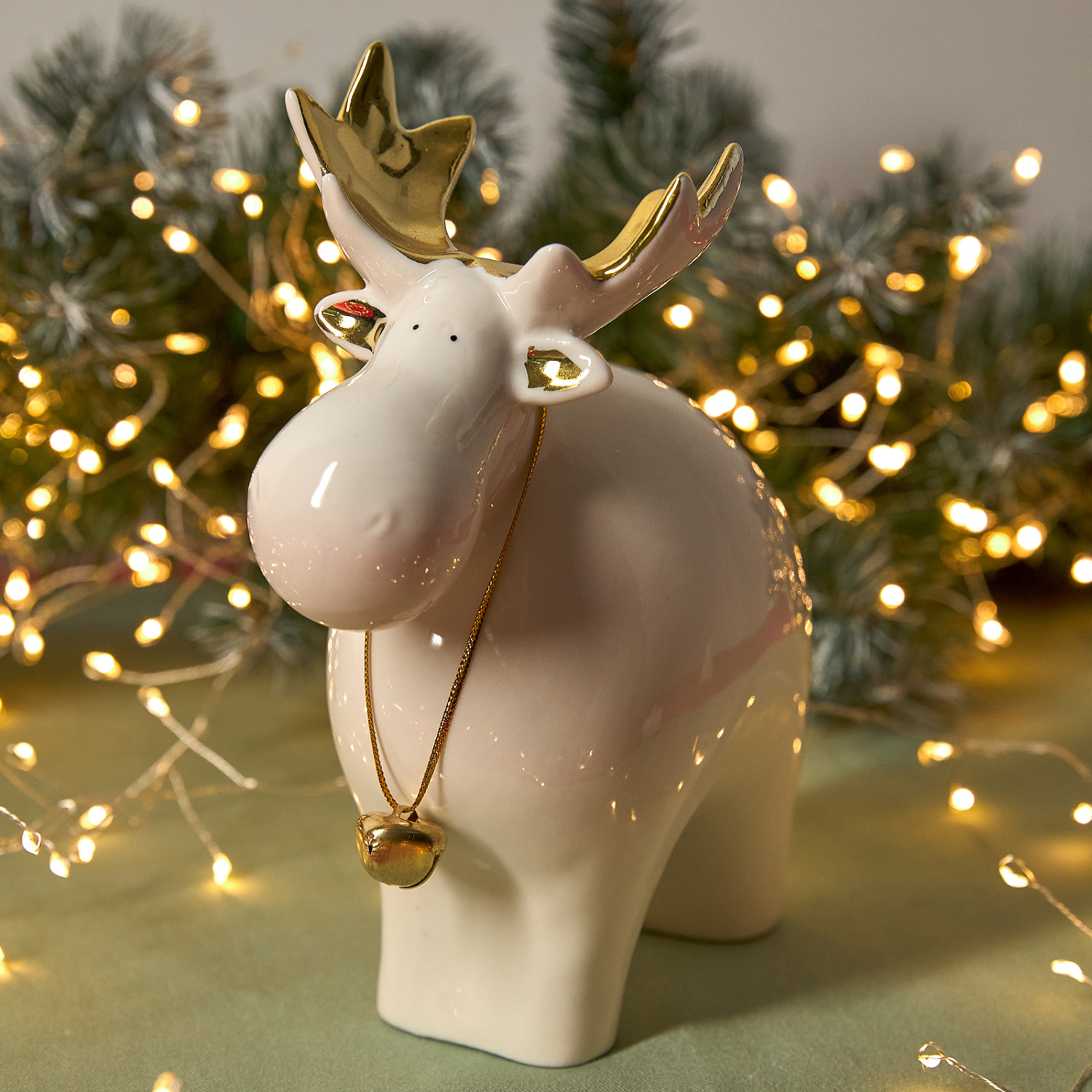 Статуэтка Moose in white - фото № 3