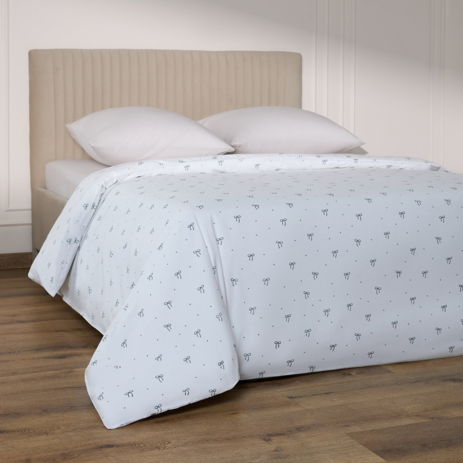 Пододеяльник Графитовый бант