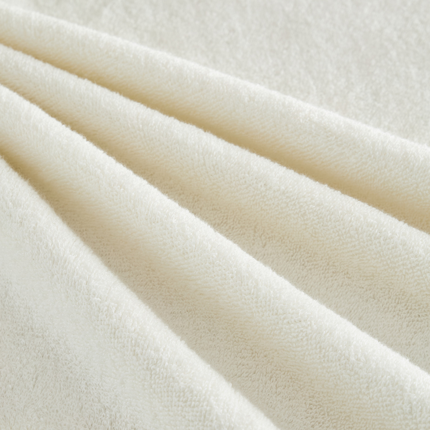 Полотенце махровое Punto, кремовое - фото № 5