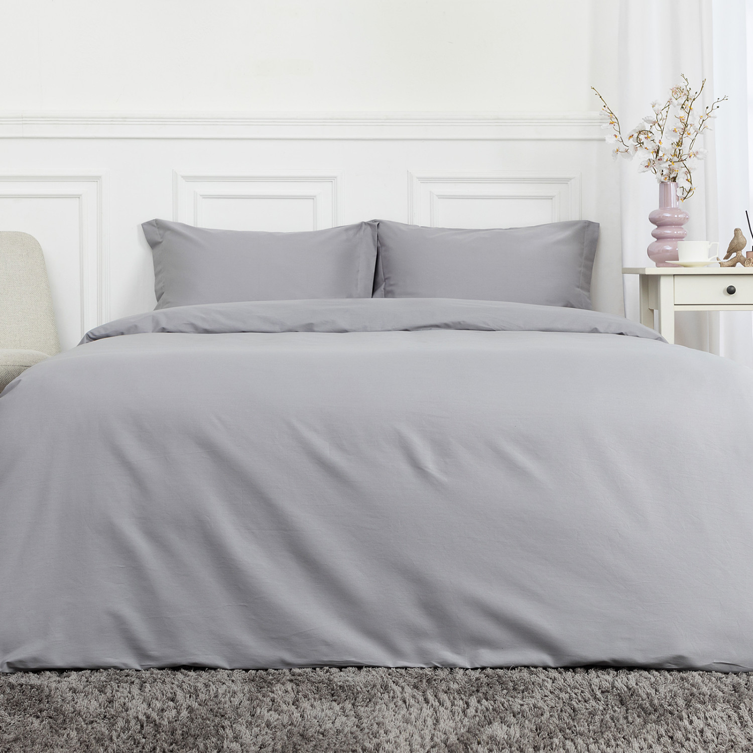 Постельное белье Silver grey - фото № 3