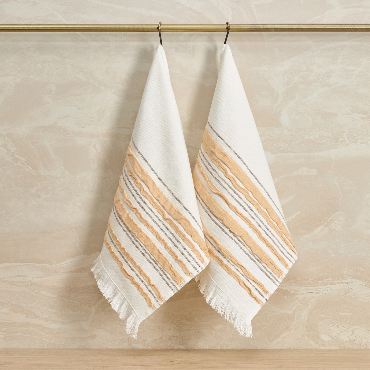 Комплект махровых полотенец Ilaria, капучино