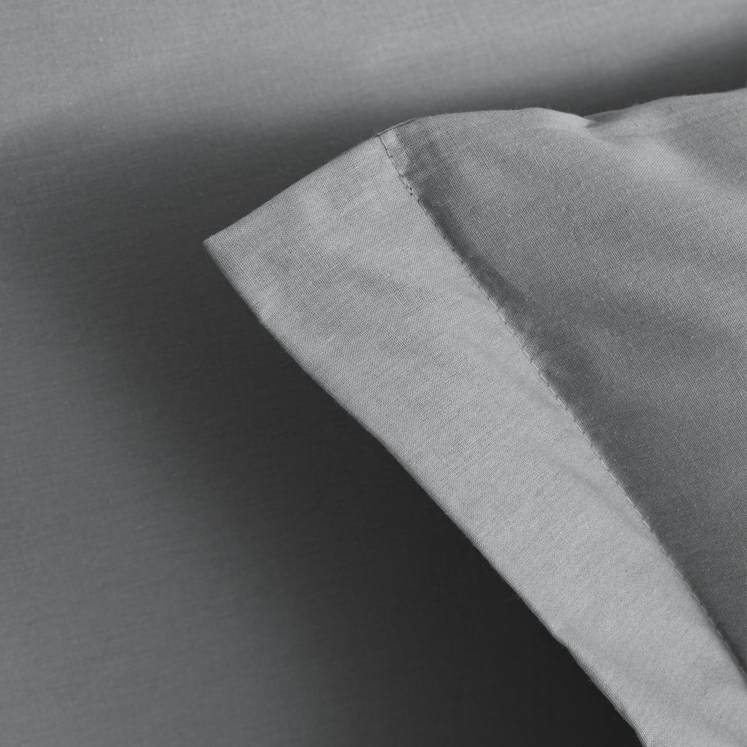 Комплект наволочек Темная зола/Dark ash с ушками - фото № 7