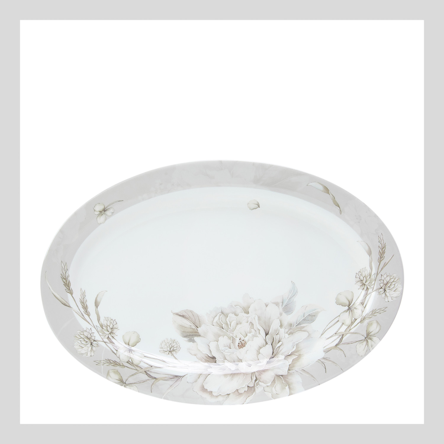 Блюдо White flower