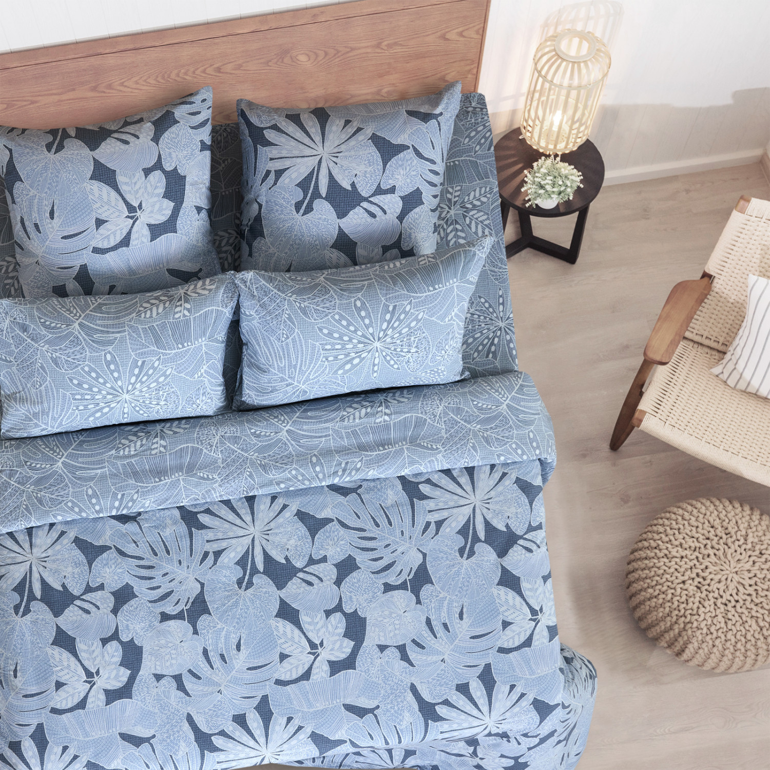 Постельное белье Pianta, голубое - фото № 3