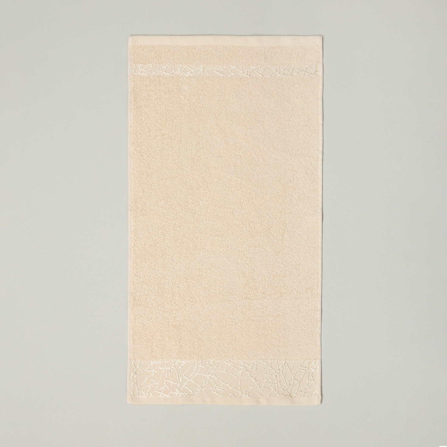 Комплект махровых полотенец Роса/Rugiada, бежевый - фото № 3