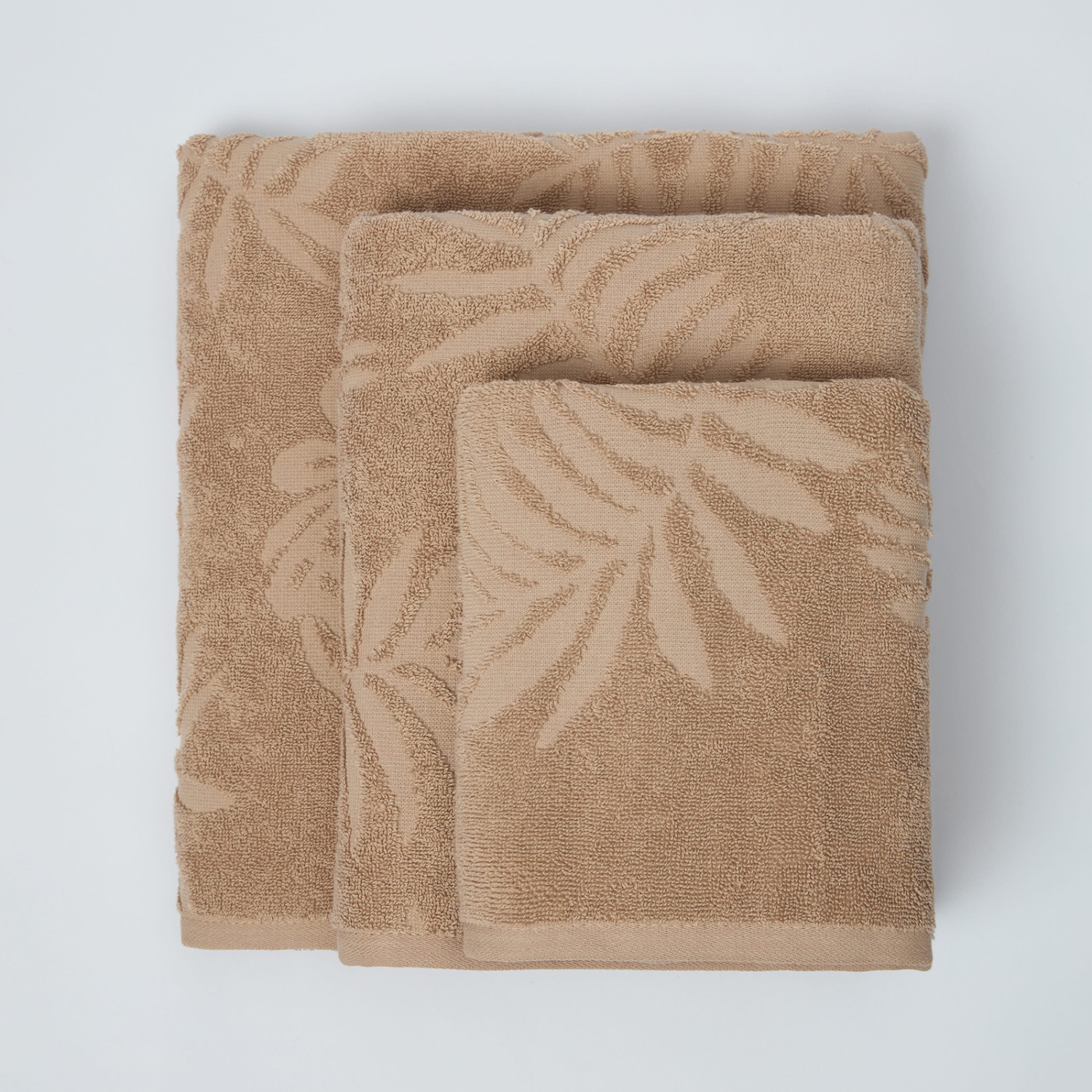 Полотенце махровое Тропико/Tropico, бежевое - фото № 5