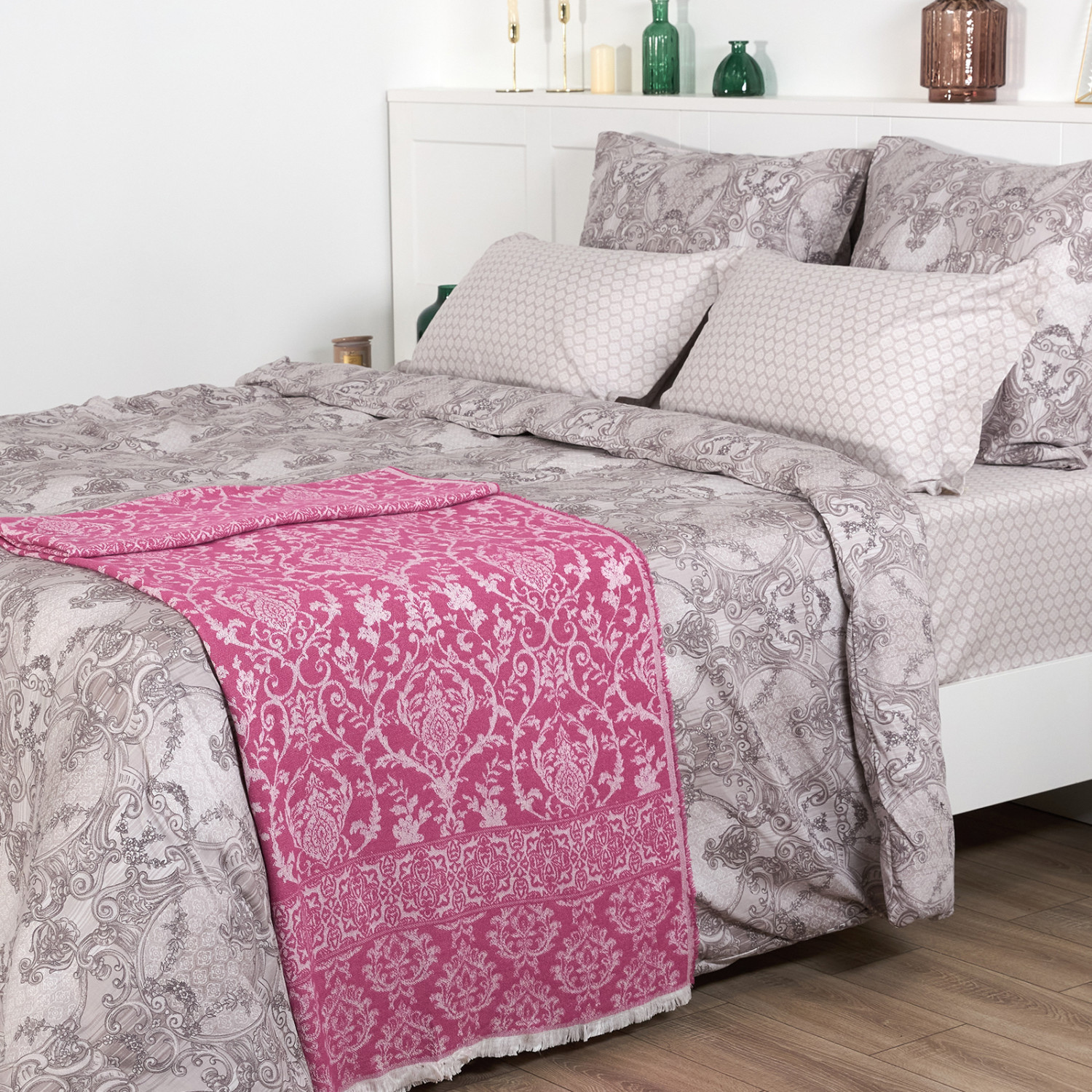 Плед Lamponi, розовый - фото № 2