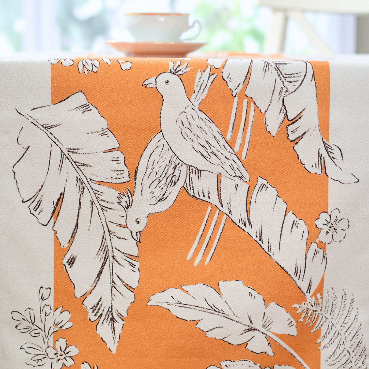 Скатерть-дорожка Птица/Uccello - фото № 2