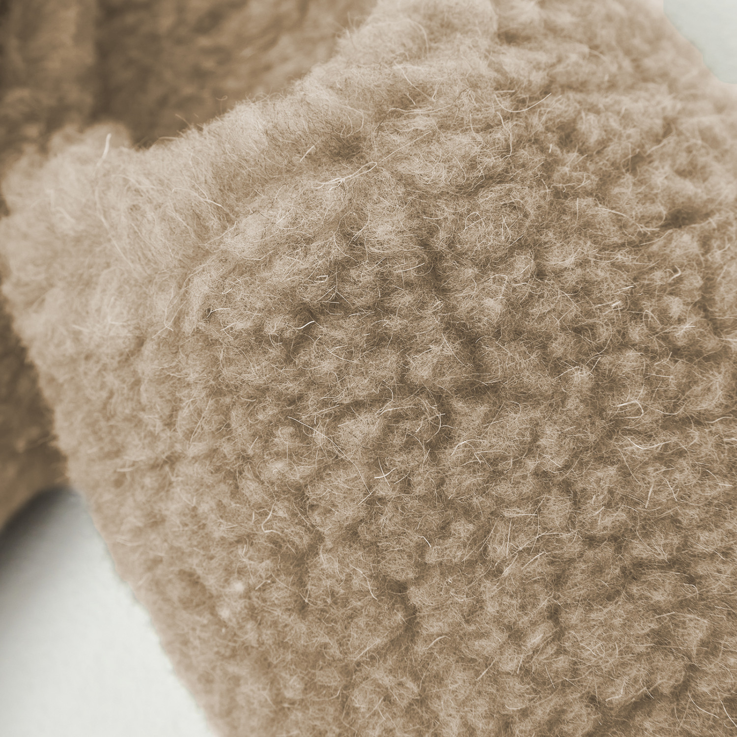 Тапочки шерстяные бежевые - фото № 4