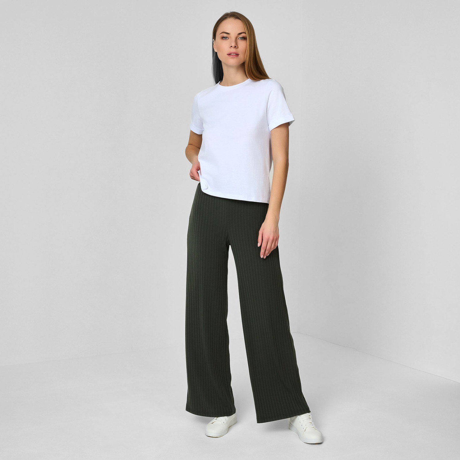 Брюки Leggero, хаки - фото № 2