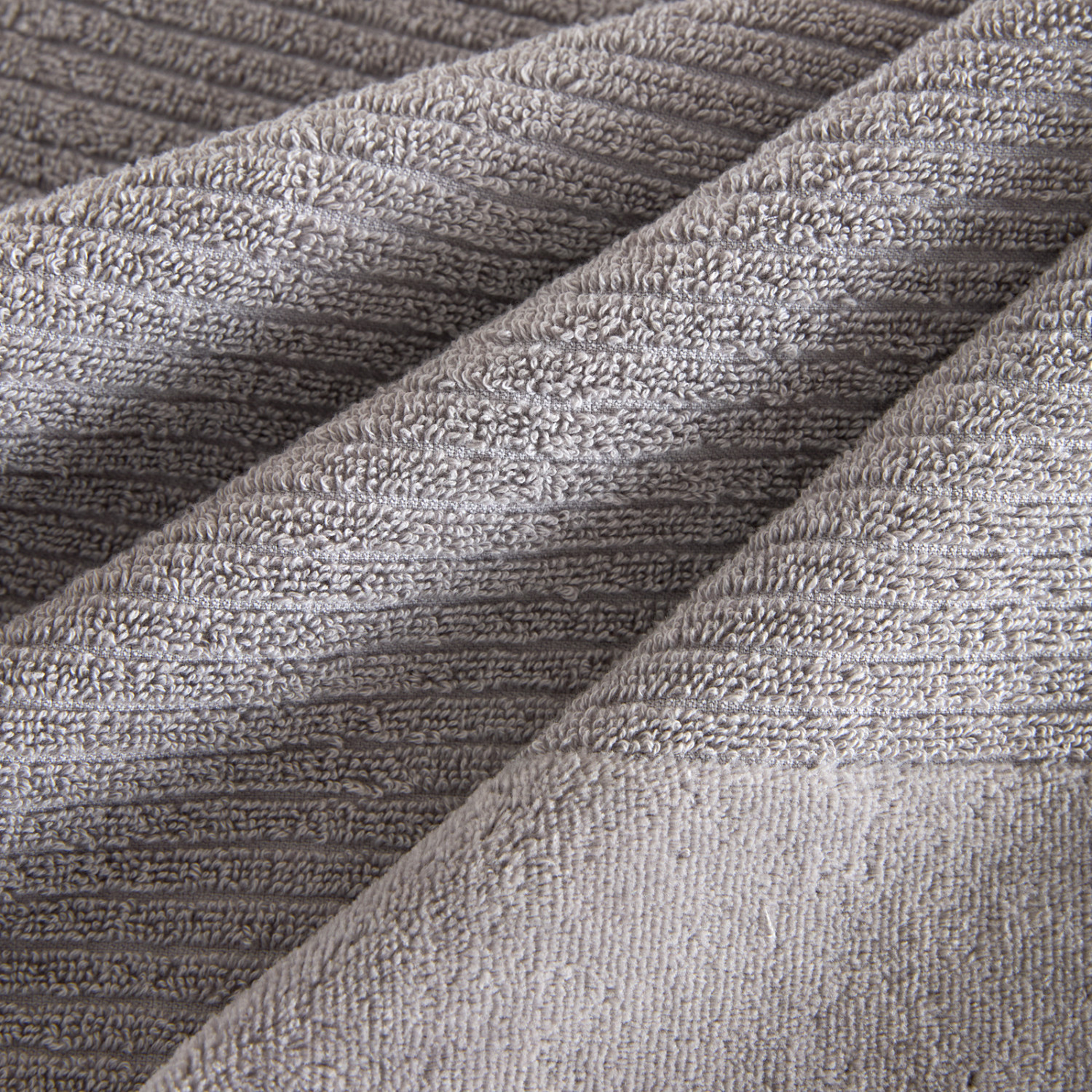 Полотенце махровое Винченца/Vincenza, серое II - фото № 4